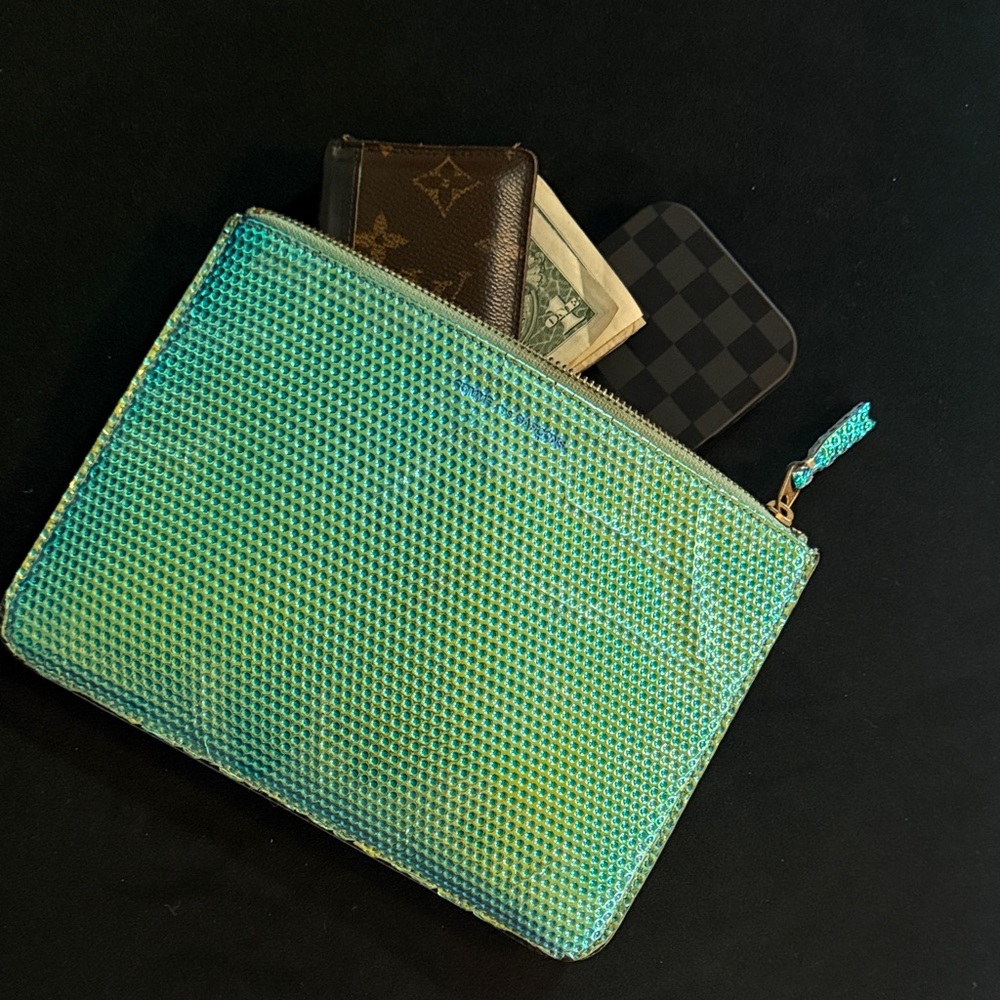 Comme Des Garçons Holographic Pouch
